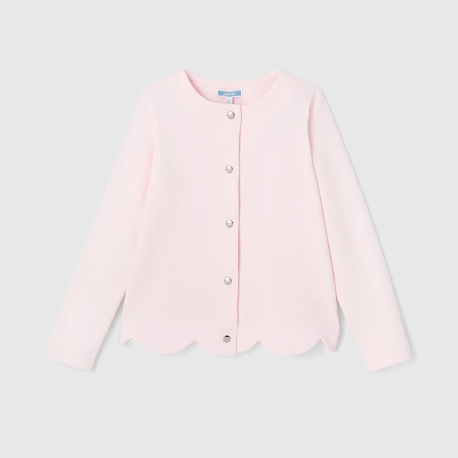 Cardigan en molleton enfant fille
