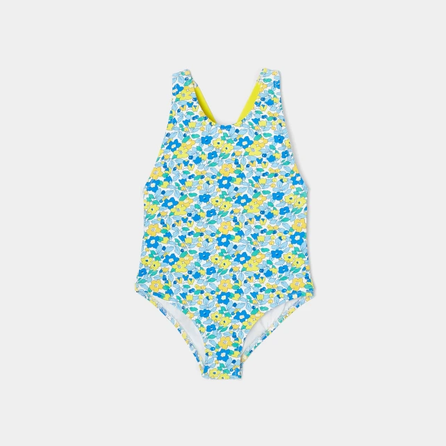 Maillot de bain bébé fille en Liberty