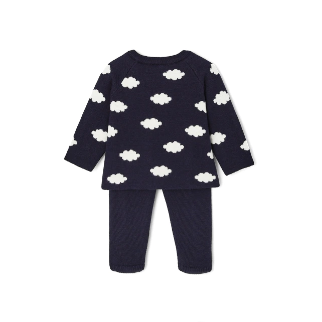 Ensemble bébé garçon en tricot jersey