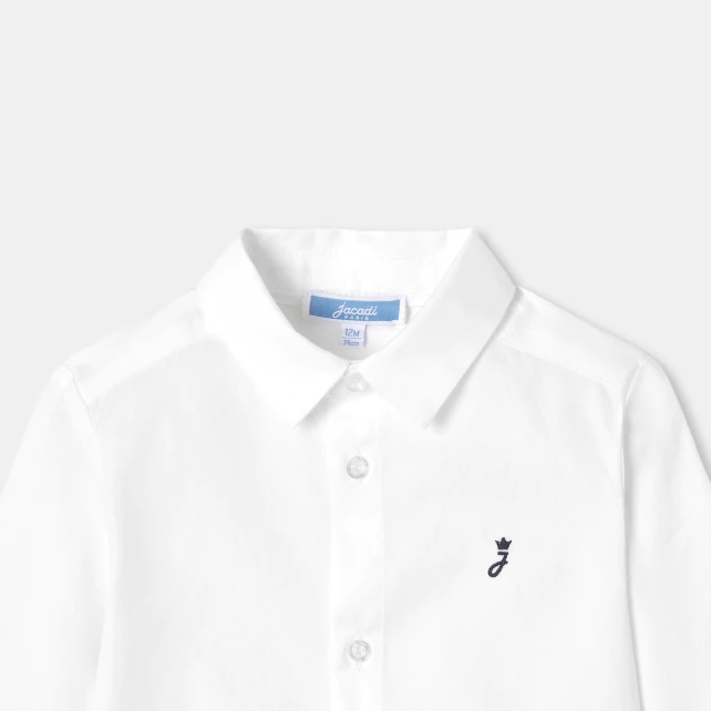 Chemise bébé garçon en coton Oxford