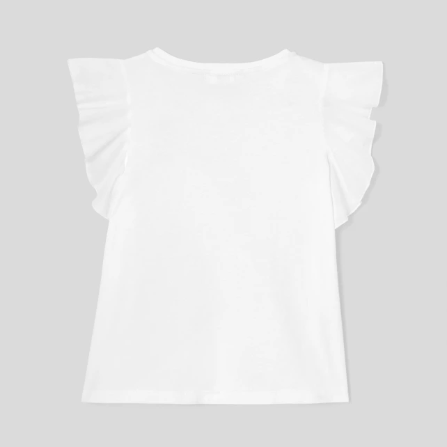 T-shirt volanté enfant fille