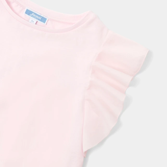 T-shirt volanté enfant fille