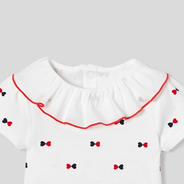 Body manches courtes bébé fille