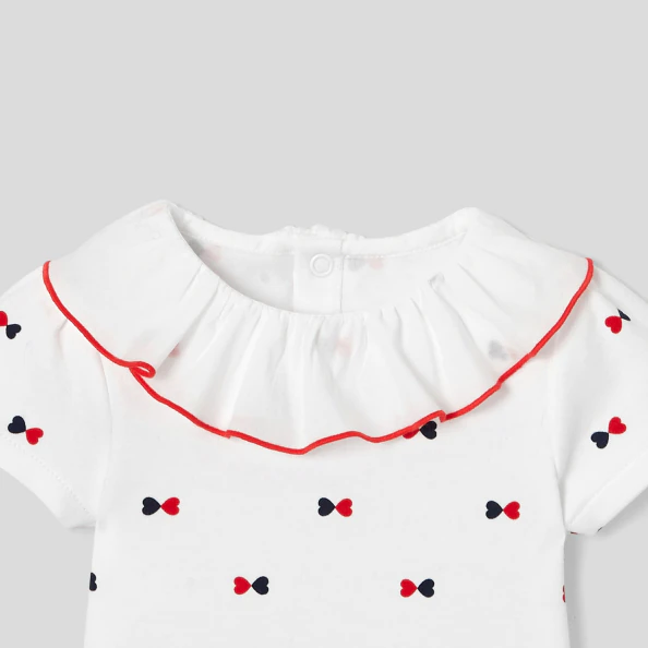 Body manches courtes bébé fille