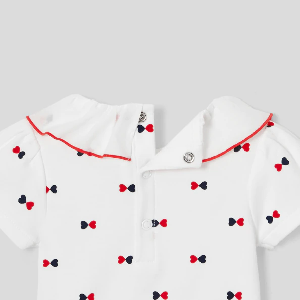 Body manches courtes bébé fille