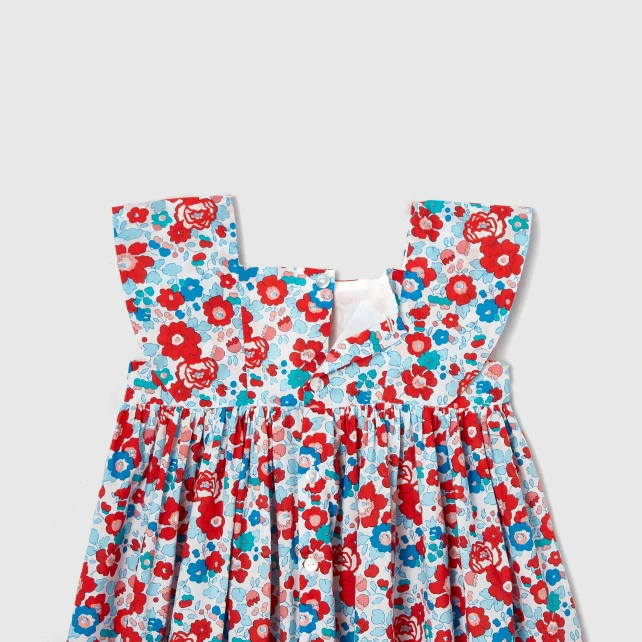 Robe bébé fille en tissu Liberty 