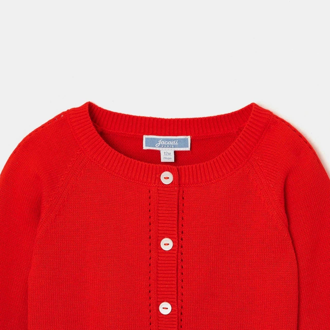 Cardigan bébé fille en jersey