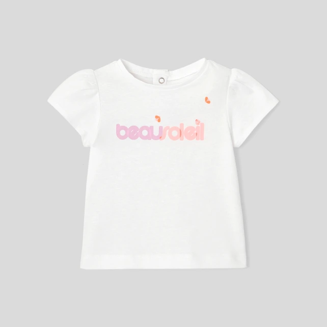 T-shirt manches courtes bébé fille