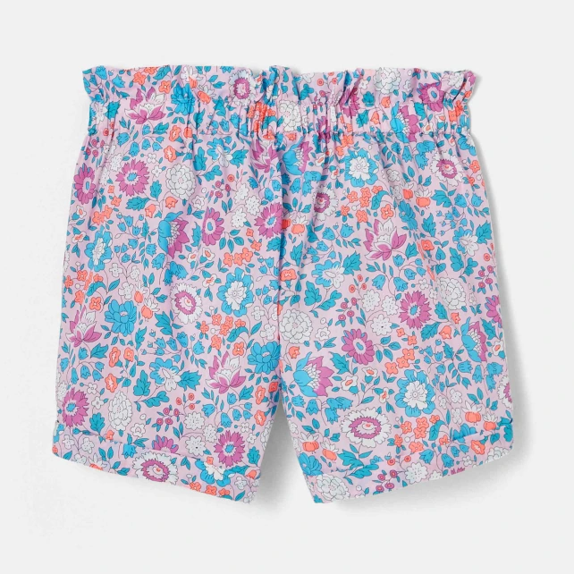 Short enfant fille en tissu Liberty