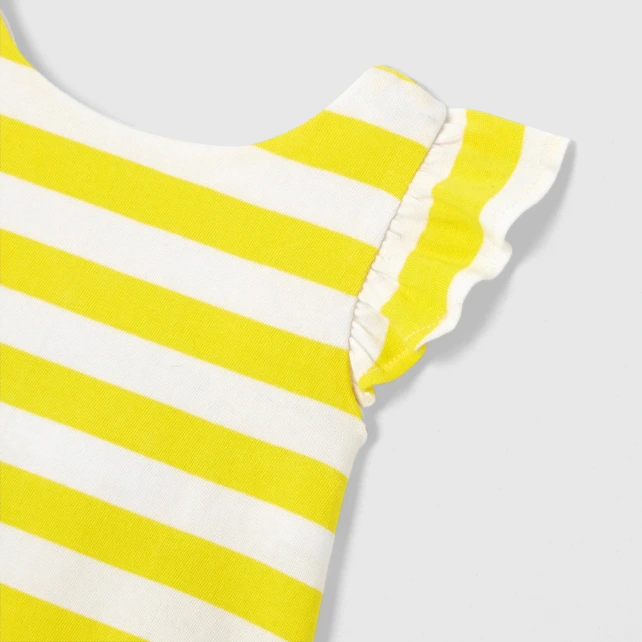 T-shirt bébé fille à rayures