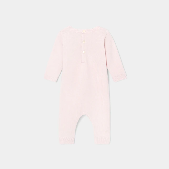 Combinaison bébé fille en tricot