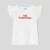 T-shirt enfant fille manches volantées