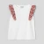 T-shirt enfant fille manches volantées
