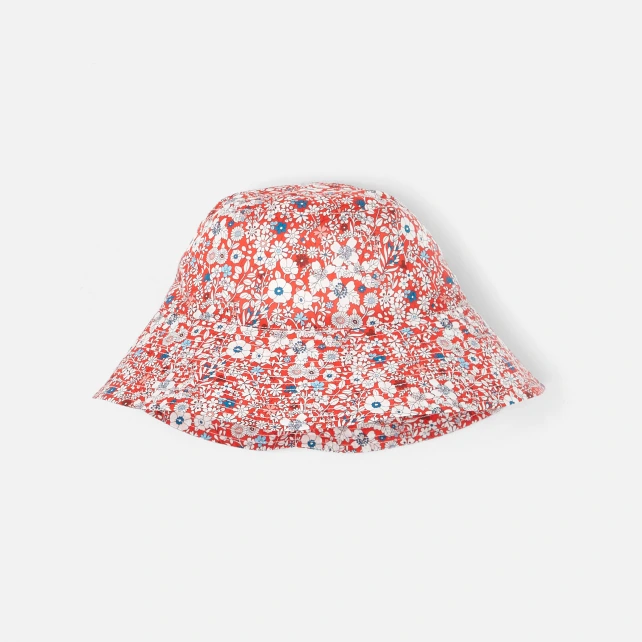 Capeline enfant fille en Liberty