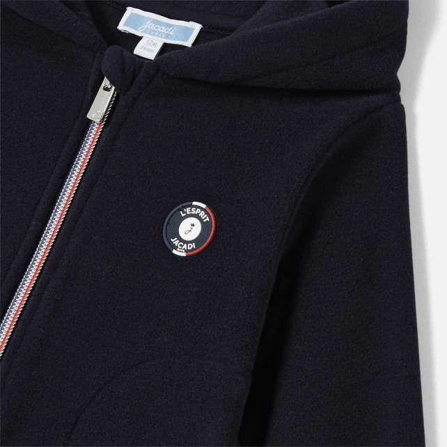 Sweat zippé à capuche bébé garçon