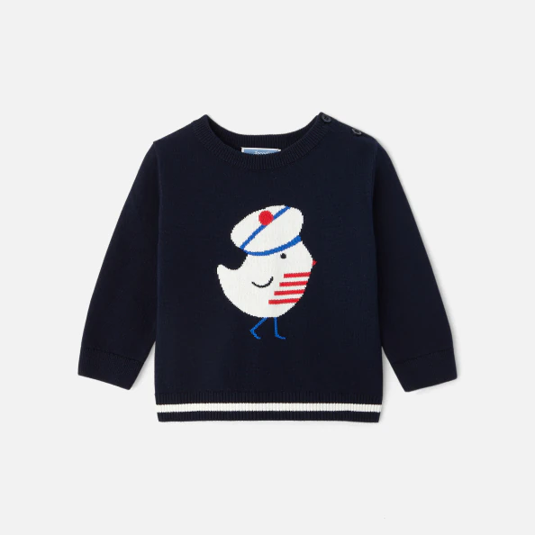 Pull bébé garçon en coton