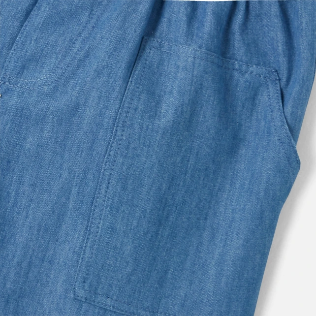 Pantalon bébé garçon en chambray