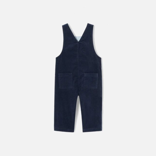 Salopette bébé garçon en velours