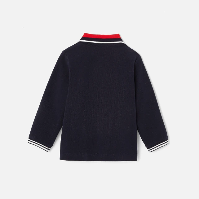 Polo bébé garçon manches longues