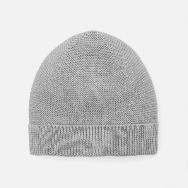 Bonnet bébé garçon en laine mérinos