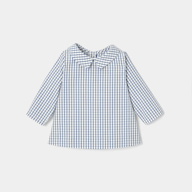 Blouse bébé garçon à carreaux