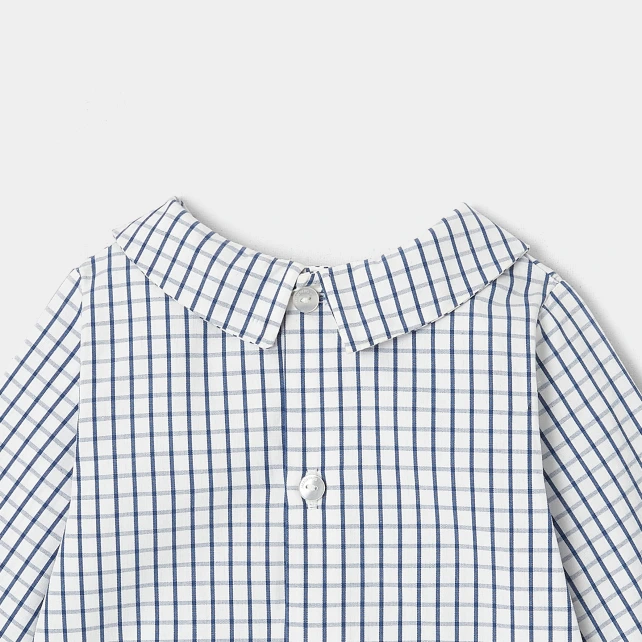 Blouse bébé garçon à carreaux
