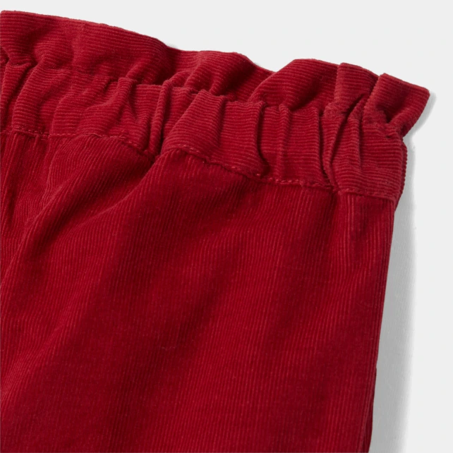 Pantalon bébé fille en velours