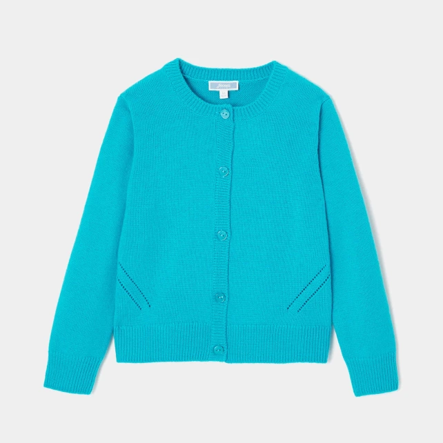 Cardigan enfant fille en tricot