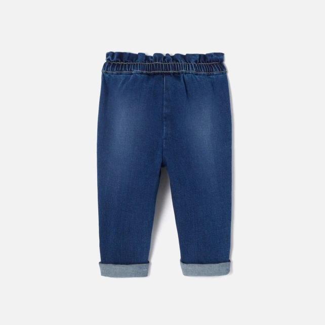 Jean bébé fille coupe carotte