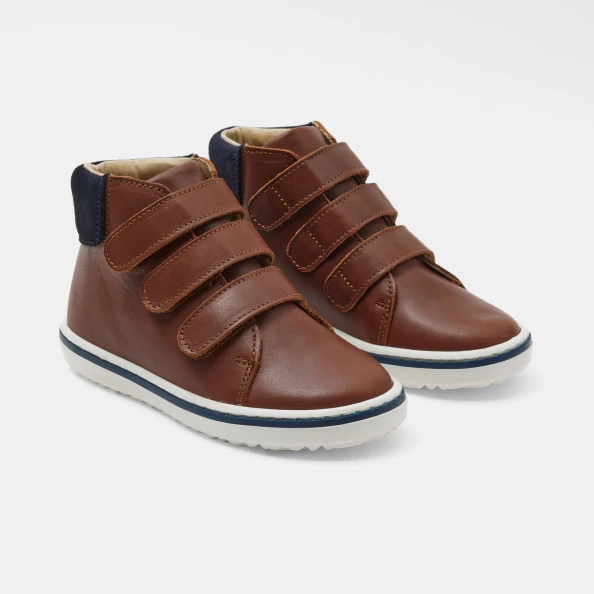 Tennis montantes enfant garçon en cuir