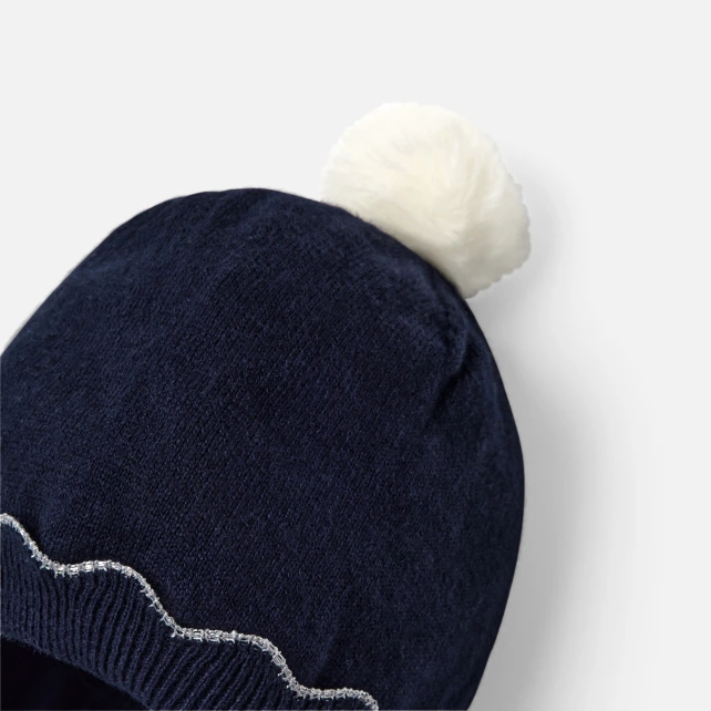 Bonnet écharpe bébé fille