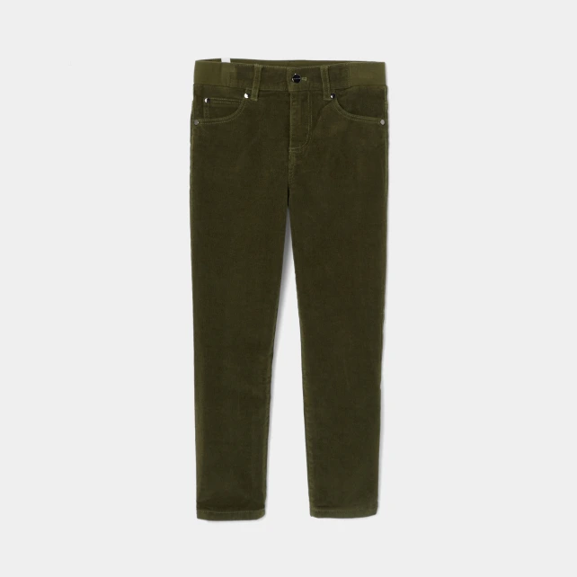Pantalon en velours doublé enfant garçon