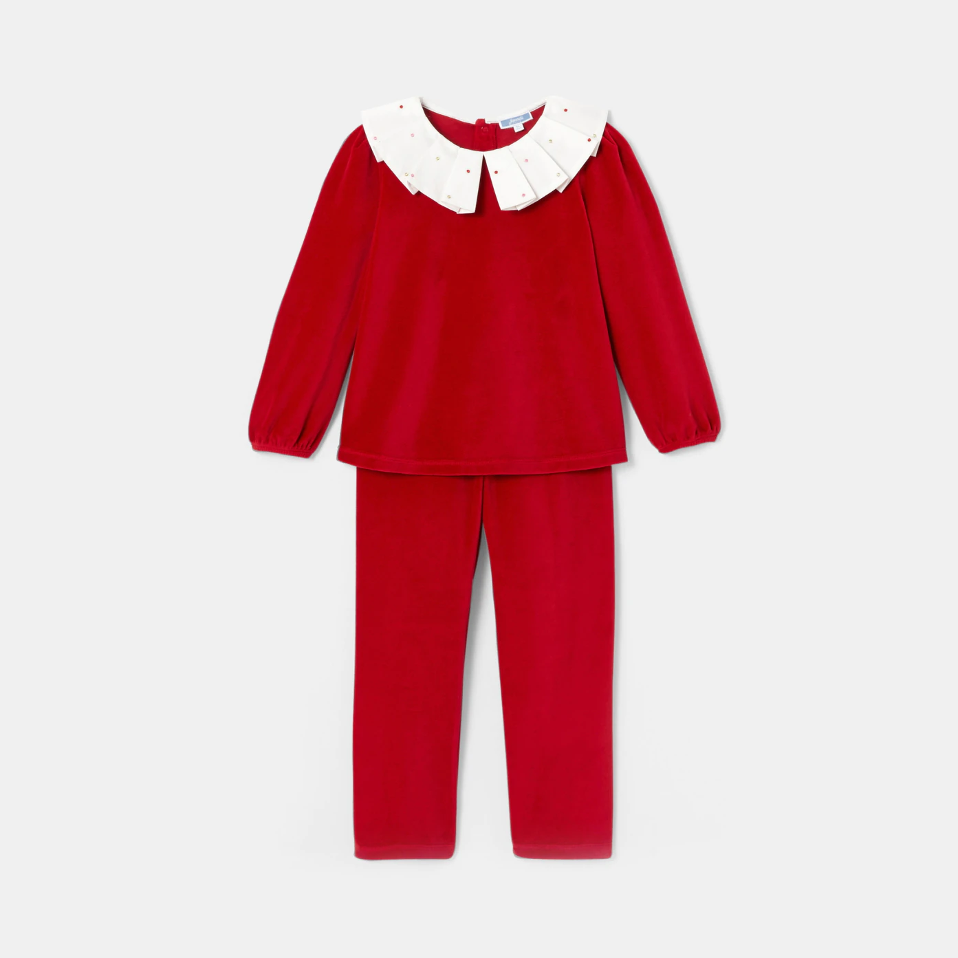 Pyjama de Noël enfant fille ROUGE ECARLATE 12A JACADI Algérie