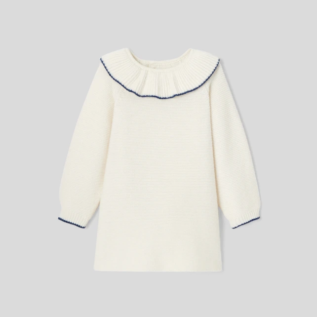 Robe bébé fille en tricot