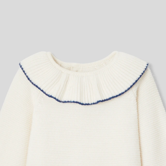 Robe bébé fille en tricot