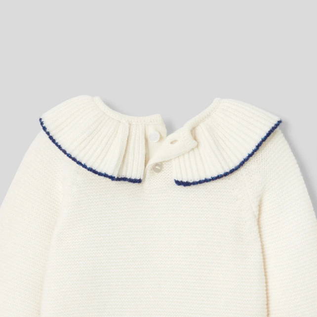Robe bébé fille en tricot