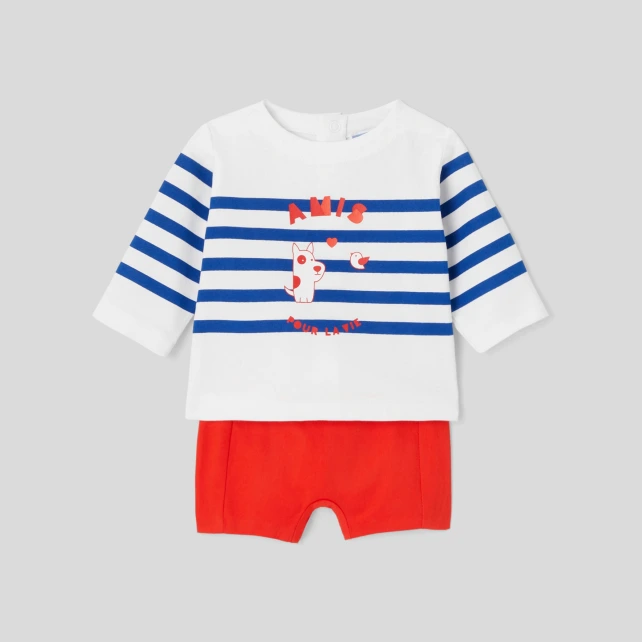 Ensemble short bébé garçon