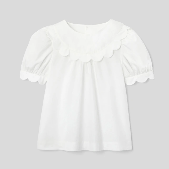 Blouse enfant fille en popeline
