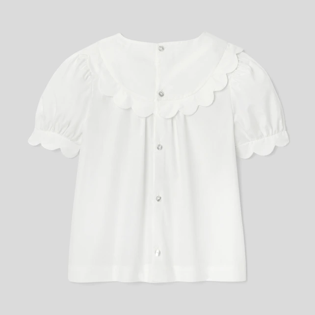 Blouse enfant fille en popeline