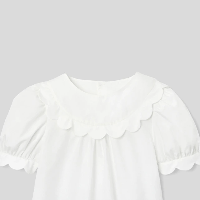 Blouse enfant fille en popeline