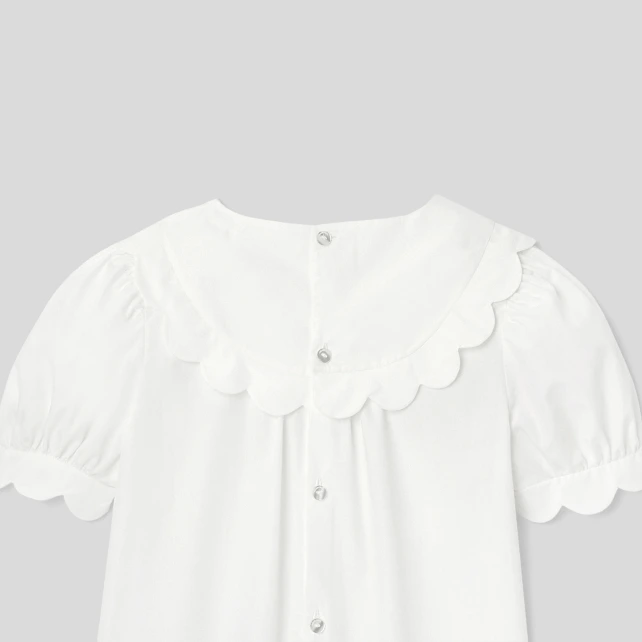 Blouse enfant fille en popeline