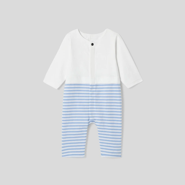 Combinaison bébé garçon effet 2 en 1