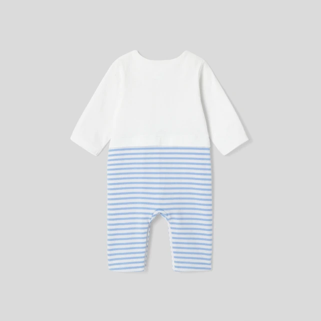 Combinaison bébé garçon effet 2 en 1
