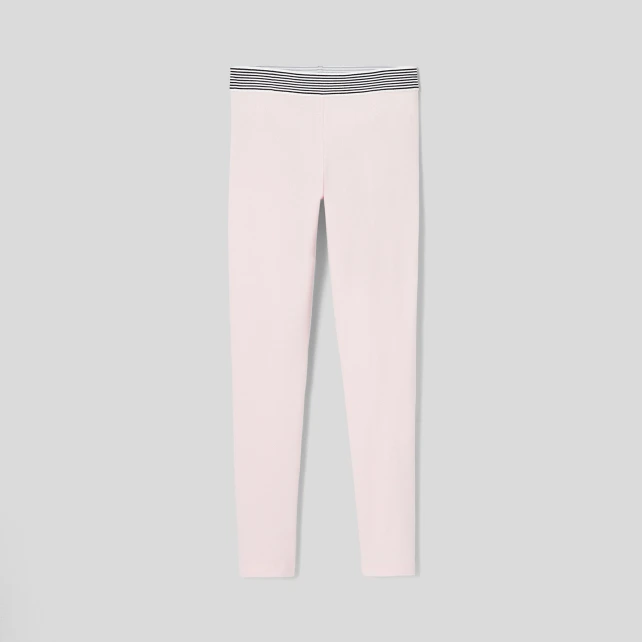 Legging enfant fille en piqué de coton