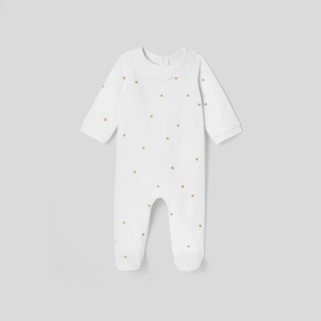 Pyjama bébé fille en velours
