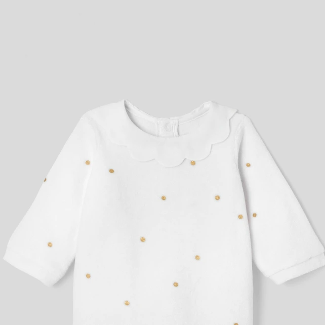 Pyjama bébé fille en velours