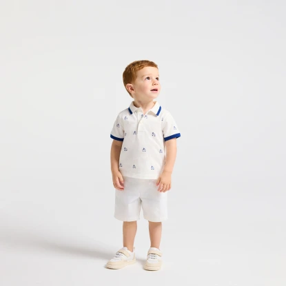 Short bébé garçon en coton