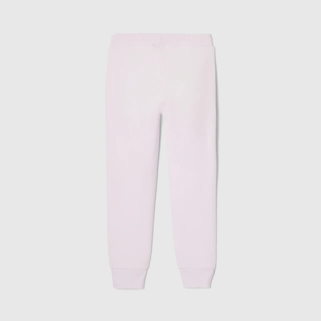 Pantalon enfant fille en piqué de coton