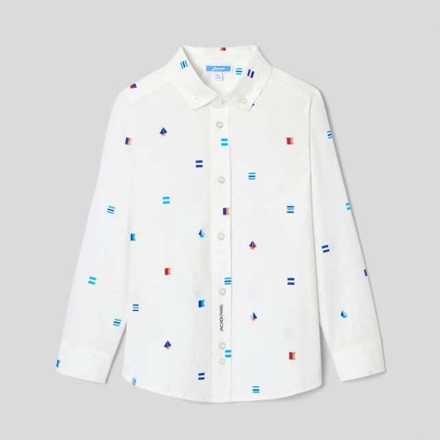 Chemise enfant garçon en Oxford