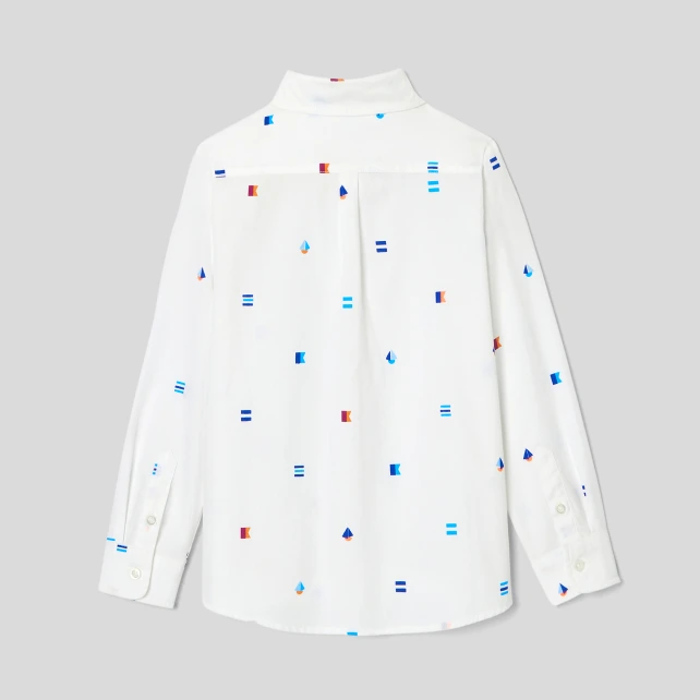 Chemise enfant garçon en Oxford